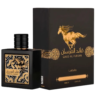LattafaPerfumes Qaed Al Fursan for Unisex Eau de Parfum Spray 3 Ounce