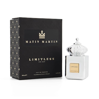 Limitless Eau de Parfum for Men Juniper Berry Blood Orange Citruses Intense Long Lasting Scent Signature Arabian Perfumery