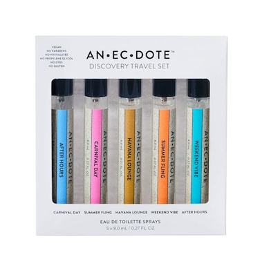 PB ParfumsBelcam Anecdote Fragrances Discovery Travel Set Five Fragrances Edt Sprays 027 Fl Ounce Each 135 fluid_ounces clear 94500