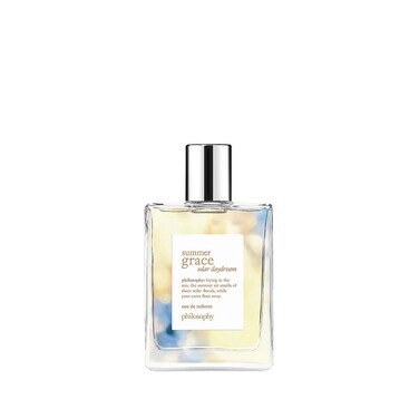 philosophy solar daydream eau de toilette  sweet  floral womens perfume  with notes of jasmine coconut  saltwater  luxury perfume for women  long lasting fragrance