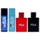 FilaVariety Set for Men  4 Pc Mini Gift Set 025oz EDT Spray 025oz Fresh EDT Spray 025oz Black EDT Spray 025oz Red EDT Spray