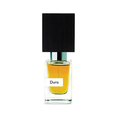 Nasomatto Duro Eau de Parfum Pure Perfume Cologne for Men Extrait de parfum Notes of Almond Cinnamon Heliotropine Orris Patchouli White Flower Cedar Leather 1 oz