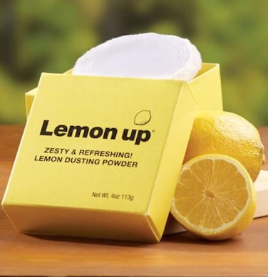 Limited Edition Lemon Up Dusting Powder 4 Oz Lemony Scent TalcFree Body Powder With Soft Puff Made From Aloe Powder Kaolin Clay Jojoba Oil  Shea Butter Leaves Skin Feeling Fresh Soft And Dry