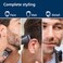 Philips Norelco Multi Groomer AllinOne Trimmer Series 300013 Piece Mens Grooming Kit for Beard Face Nose Ear Hair Trimmer and Hair Clipper  NO Blade Oil Needed MG374040
