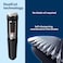 Philips Norelco Multi Groomer AllinOne Trimmer Series 300013 Piece Mens Grooming Kit for Beard Face Nose Ear Hair Trimmer and Hair Clipper  NO Blade Oil Needed MG374040