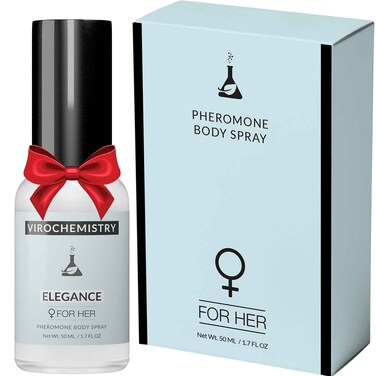 VIROCHEMISTRYPheromones For Women ELEGANCE Body Spray  Elegant Ultra Strength Organic Human Pheromones Fragrance Body Spray 50mL  Human Grade Pheromones to Attract Men
