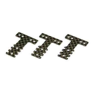 Kyosho Kit de 3 plaques de carbone en T pour MR03