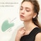 Ditind Gua Sha Jade Stone Gua Sha Massage Tool Guasha Tool for Face and Body Skin Massage Gua Sha Set for Toxins Prevents Wrinkles for SPA Acupuncture Therapy Trigger Point Treatment