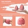 COSTICA Makeup Sponge Set Blender Beauty Sponge Makeup Blender Flawless for Liquid  Multi Colored 4 pcs Rose Series