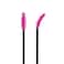 G2PLUS 100PCS Disposable Eyelash Brushes Mascara Wands Applicator Makeup Kits Eyelash Spoolies Brushes for Eyelash Extensions and Eyebrows Rose