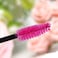 G2PLUS 100PCS Disposable Eyelash Brushes Mascara Wands Applicator Makeup Kits Eyelash Spoolies Brushes for Eyelash Extensions and Eyebrows Rose