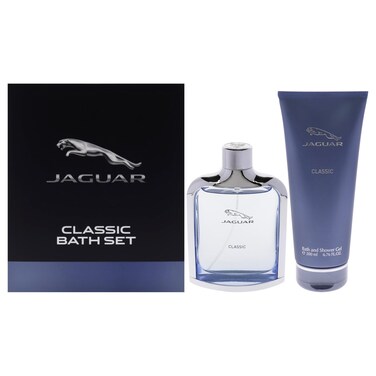Jaguar Blue for Men  2 Pc Gift Set 34oz EDT Spray 67oz Bath and Shower Gel