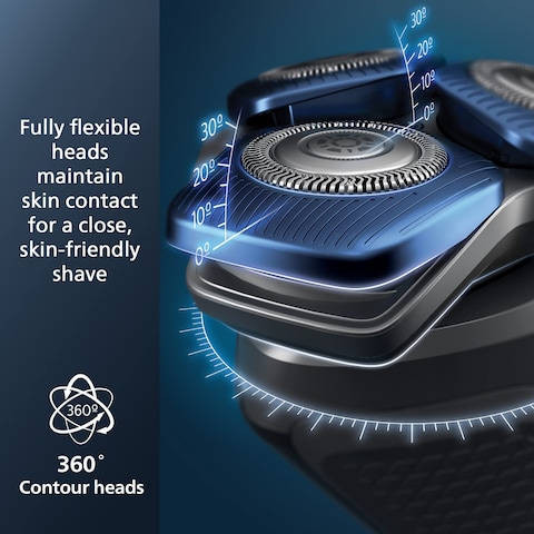 Philips Norelco Shaver 7200 Rechargeable Wet  Dry Electric Shaver with SenseIQ Technology and Popup Trimmer S788782