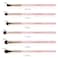 Eye Makeup Brush Set 6 Pcs Professional Blending Eyeshadow Makeup Brushes for Concealer Eyebrows Eyeliner Soft Hairs  Wood Handle
