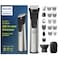 Philips NorelcoMultigroom Series 9000  21 piece Mens Grooming Kit for beard body face nose ear hair trimmer w premium storage case MG951060