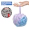 Bath Shower Loofah Sponge 60g Bath Mesh Pouf Shower Ball Body Scrubber Exfoliating Bath Sponge for Women and Men Set of 4 Flower