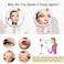 Lighted Makeup Mirror 8 Rechargeable Double Sided Magnifying Mirror with 3 Colors 1x10x 360 Rotation Touch Screen Vanity Mirror Brightness Adjustable Magnification Cosmetic Light up Mirror