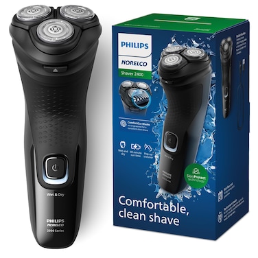 Philips Norelco Shaver 2400 Rechargeable Cordless Electric Shaver with PopUp Trimmer X300190