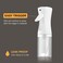 2 Pack Continuous Spray Bottles  Ultra Fine Mist Sprayer  Water Spray Bottle For Hair Mister Spray Bottle  Hair Spray Bottles For Hairstyling Cleaning Salons  2pk 68 OZ  200 ML