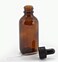 12 Amber 2 oz Glass Bottles with Glass Eye Droppers
