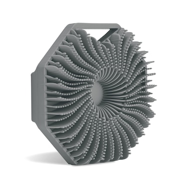 Sud Scrub Antimicrobial Silicone Body Scrubber Exfoliating Body Scrubber for Sensitive Skin Eco Friendly Shower Scrubber for Body Silicone Body Brush for Showering Charcoal