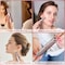 EVIEYEVIEY Facial Hair Remover for Women  as Seen on TV Painless Face Shaver  Electric Hair Removal Device for Face Lips Peach Fuzz with Light Rose Gold