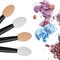 Cuttte120PCS Disposable Dual Sides Eye Shadow Sponge Applicators with Container 244 Length Eyeshadow Brushes Makeup Applicator