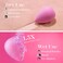 BEAKEY Super Soft Makeup Sponge Set of 6 Makeup Sponges for Foundation Liquid Cream and Powder Pink Beauty Sponge for Blending 0 Latex Blender Halloween Makeup Tools