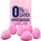 BEAKEY Super Soft Makeup Sponge Set of 6 Makeup Sponges for Foundation Liquid Cream and Powder Pink Beauty Sponge for Blending 0 Latex Blender Halloween Makeup Tools
