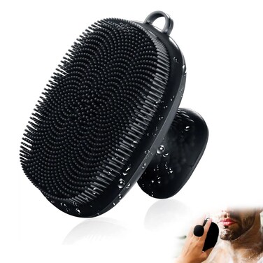 VWMYQ Face Scrubber Silicone Face Scrubber for Men Facial Cleansing Brush Silicone Face Wash Brush Manual Waterproof Cleansing Skin Care Face Brushes for Cleansing and Exfoliating