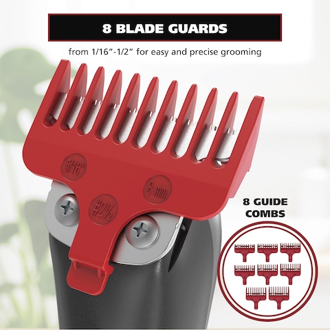Wahl Edge Pro Bump Free Corded Beard Trimmer for Men Touch Up Trimmer  Grooming Detailer Kit  Perfect for Edging Beards Mustaches Hair  Stubble  Model 9686300