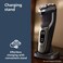 Philips Norelco Shaver 3900 Rechargeable Wet  Dry Electric Shaver with Popup Trimmer Charging Stand Travel Storage Pouch Protective Cap Space Gray S334192