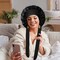 Satin Bonnet Silk Bonnet for Sleeping Women Ajustable hair Bonnet for Curly Hair With Tie Band