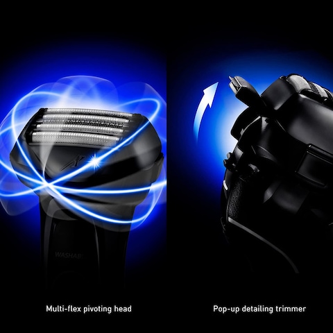 Panasonic ARC5 Electric Razor for Men with PopUp Trimmer WetDry 5Blade Electric Shaver with Intelligent Shave Sensor and MultiFlex Pivoting Head  ESLV65S Silver