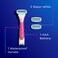 Schick Hydro Silk TrimStyle Razor for Women with Bikini Trimmer  5Blade Womens Razor with Trimmer 2in1 Waterproof Pubic Hair Trimmer  Razor  1 Handle  3 Razor Blade Refills
