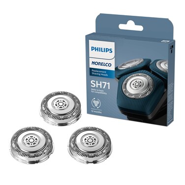 Philips NorelcoGenuine SH7152 Shaving Heads compatible with Norelco Shaver Series 5000 Angular and 7000  Latest Version for Refreshed RQ1270 RQ1260 SH6070 and SH7070