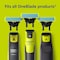 Philips NorelcoOneBlade Anti Friction Blade Genuine Replacement Blade for OneBlade Electric Shaver and Trimmer Durable Stainless Steel Trim Edge and Shave 2 Pack QP22580