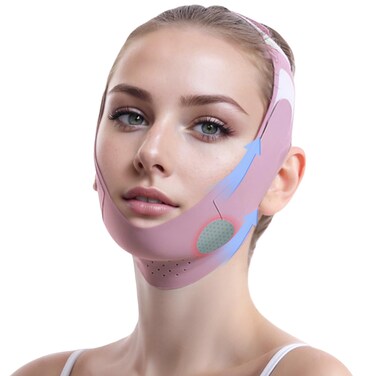 Graphene VLine Mask Chin Up Mask V Shaped Face Mask Chin strap for sleeping Jaw Exerciserlilac