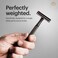 MANSCAPED The Plow 20 Premium Single Blade DoubleEdged Safety Face Razor for Men