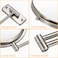 Wall Mounted Makeup Mirror  10x Magnification 8 TwoSided Swivel Extendable Bathroom Mirror Nickel Finish