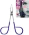 PROFESSIONAL Salon TWEEZERS with Easy Scissor Handle The BEST PRECISION EYEBROW TWEEZERS MenWomen PORTABLE Beauty tool for facial Hair Ingrown Hair Blackhead Purple MADE IN MEXICO UPDATED