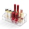WeiaiLipstick Holder 18 Spaces Lipgloss Organizer 3 Rows  Multi Level Makeup Holder  Cosmetics Storage Display