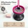 Electric Makeup Brush Cleaner Machine  Alyfini Portable Automatic USB Cosmetic Brushes Cleaner Cleanser Tool for All Size Beauty Makeup Brush Set Liquid Foundation Contour Eyeshadow Blush Brush