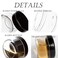ZEJIA 5 Gram Sample Containers with Lids 50PCS Mini Makeup Containers Empty Plastic Travel Cosmetic Containers with Labels
