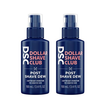 Dollar Shave Club  Post Shave Dew 34 Fl Oz Pack of 2  A Hydrating Alternative to Aftershave for Men Sensitive Skin Post Shave Balm Aftershave Lotion Shaving Balm with Aloe