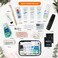 TrekTote 20Piece Travel Toiletry Convenience Kit  Personal Care Travel Hygiene Essentials Bag with Unisex Toiletries TSAApproved Travel Size Kit for Men and Women with Essential Toiletries