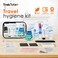 TrekTote 20Piece Travel Toiletry Convenience Kit  Personal Care Travel Hygiene Essentials Bag with Unisex Toiletries TSAApproved Travel Size Kit for Men and Women with Essential Toiletries