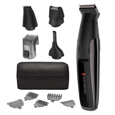 RemingtonPG6171 The Crafter  Beard Boss Style and Detail Kit Beard Trimmer Grooming Set Platinum 11 Pieces
