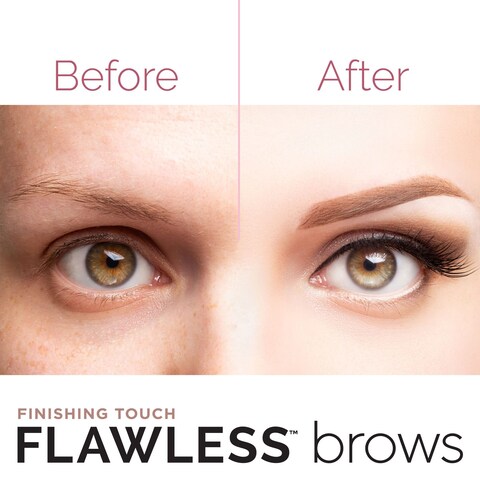 Finishing TouchFlawless Brows Remover Electric Eyebrow Razor for Women with LED Light for Instant and Painless Hair Removal
