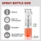 Mini Spray Bottle 2ml Refillable Glass Spray Bottle Glass Bottle Atomizer Perfume Mouthwash Atomizer for Cleaning 2ml Refillable Container for Travel Essential Oils Perfume 60 Pcs 2ml